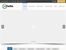 Tablet Screenshot of mfinite.com